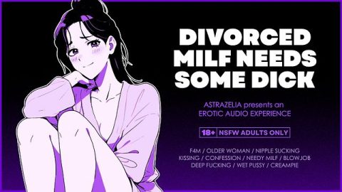 Erotic Audio ASMR | Divorced Milf is Desperate for the Handyman's Dick | Blowjob, Creampie, Roleplay